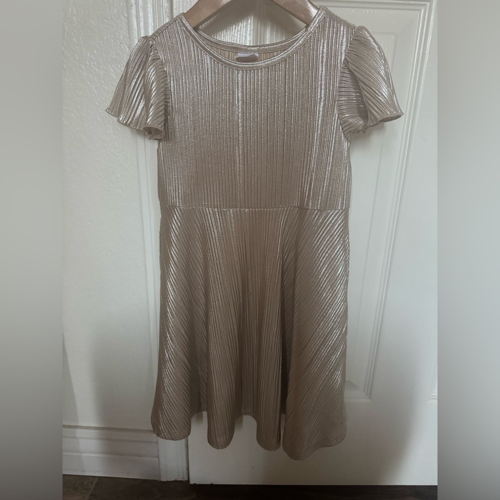 Gap 4T Girls Gold Shimmer Dress